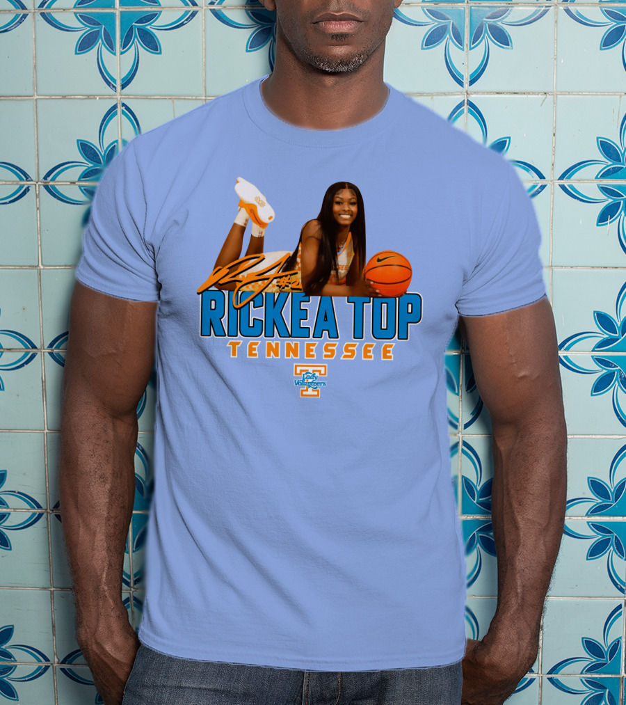 Rickea Top Tennessee Lady Vols Basketball Orange Mountain T-Shirt