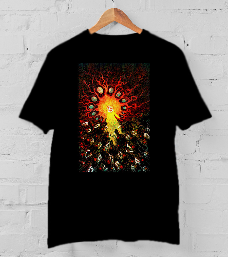 Prince With A Thousand Enemies Psychedelic Creature Amidst Vibrant Swirling Chaos T-Shirt