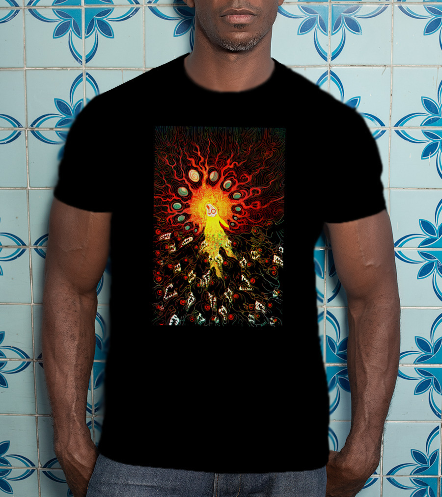 Prince With A Thousand Enemies Psychedelic Creature Amidst Vibrant Swirling Chaos T-Shirt