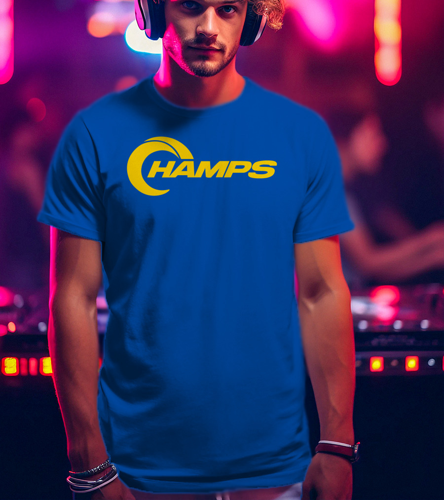 La Champs Danpatrick Yellow Crescent Rams Inspired Merch T-Shirt