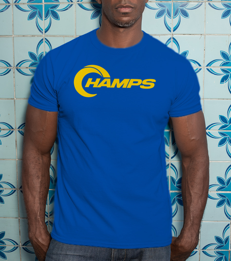 La Champs Danpatrick Yellow Crescent Rams Inspired Merch T-Shirt