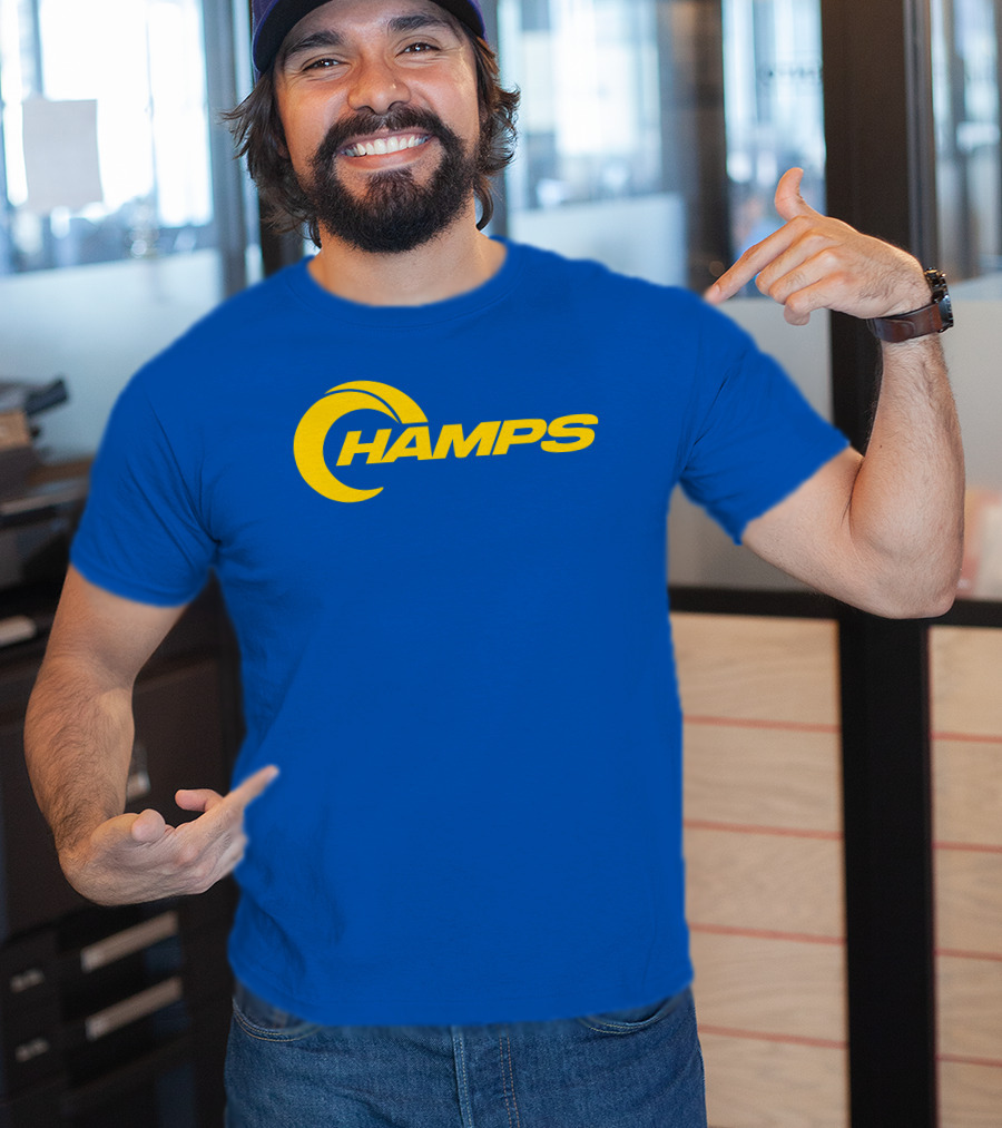 La Champs Danpatrick Yellow Crescent Rams Inspired Merch T-Shirt