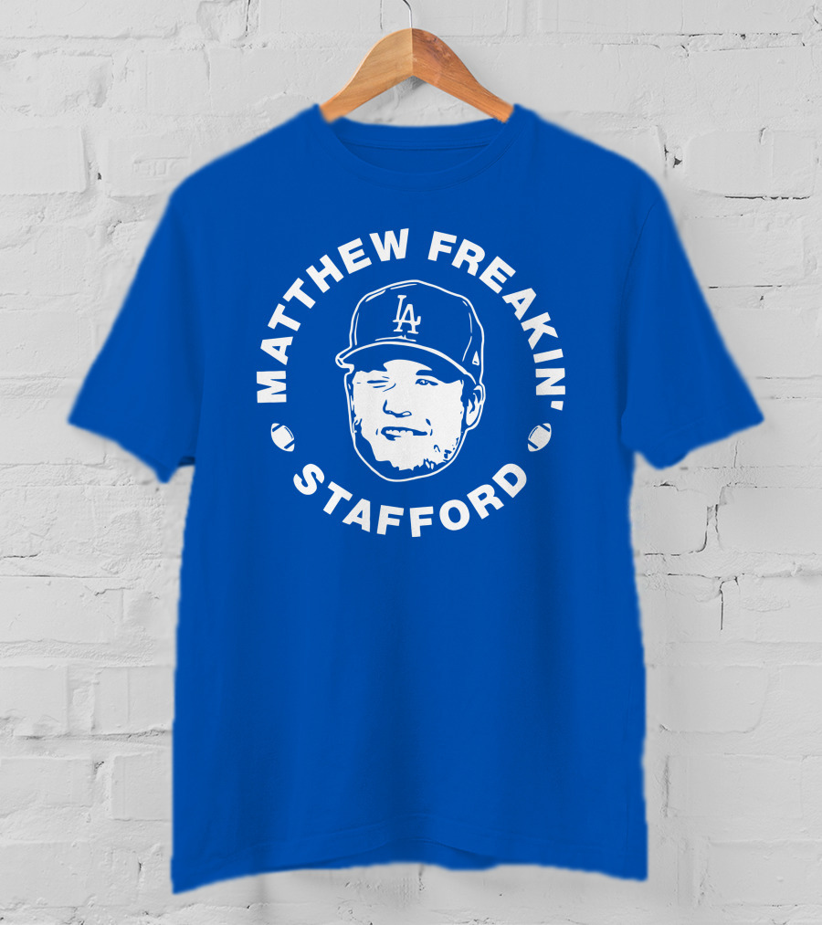 Matthew Freakin' Stafford LA Icon Winking Expression T-Shirt