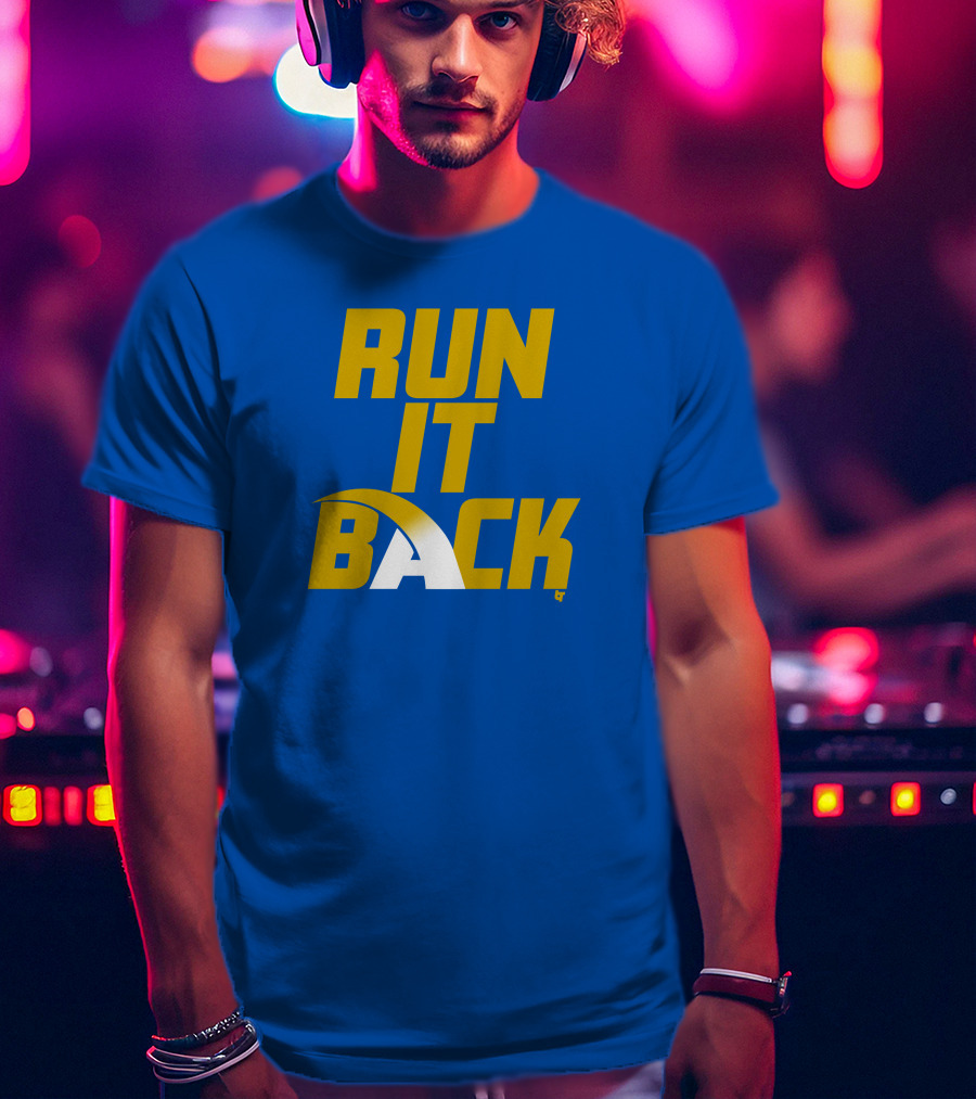 Run It Back Los Angeles Football Fan Merchandise T-Shirt