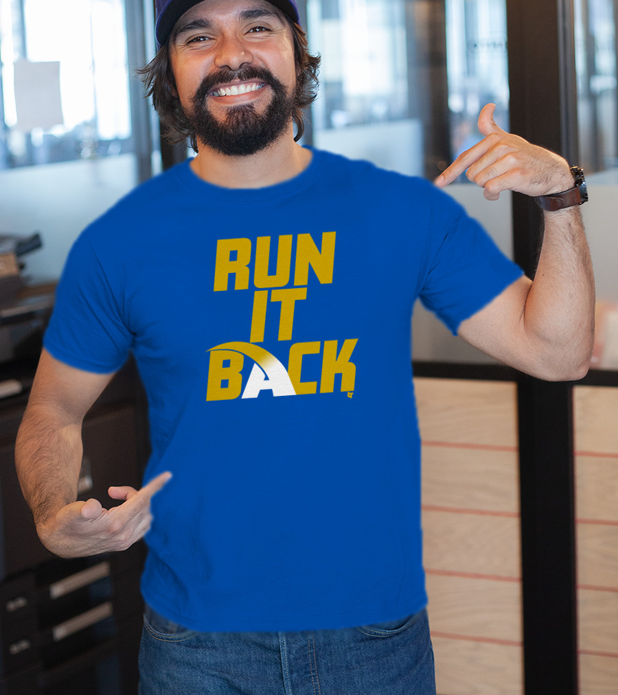 Run It Back Los Angeles Football Fan Merchandise T-Shirt