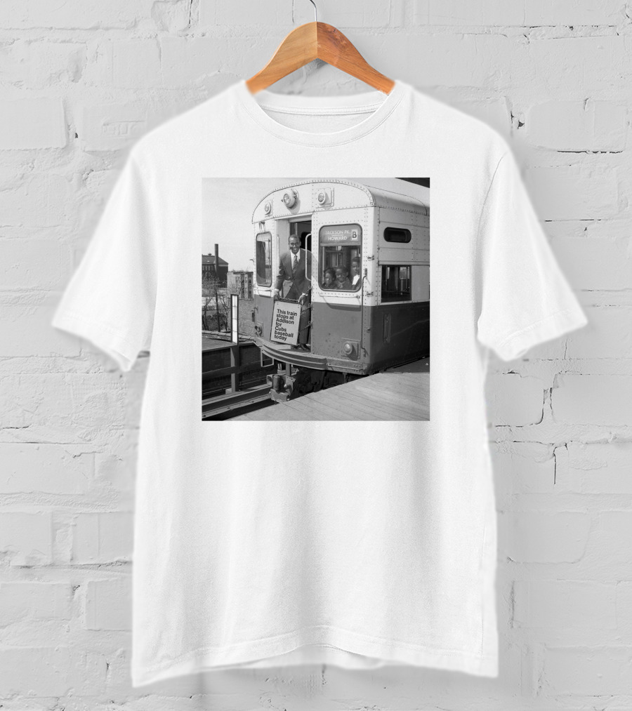 This Train Stops At Addison For Cubs Fans Chicago Howard T-Shirt