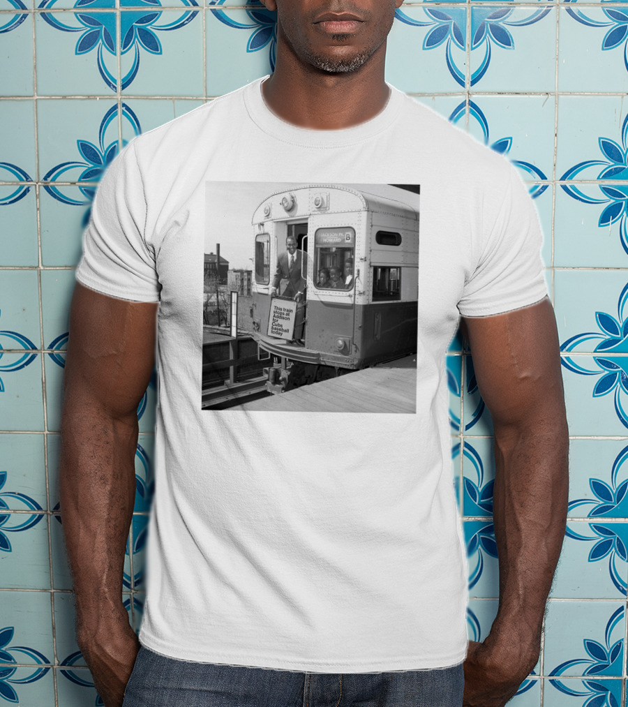 This Train Stops At Addison For Cubs Fans Chicago Howard T-Shirt