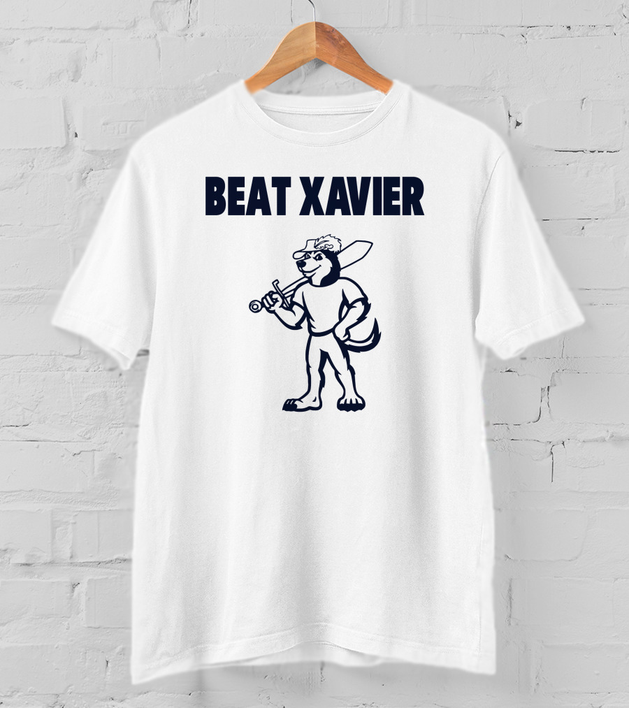 Beat Xavier Mascot With Sword And Cap T-Shirt