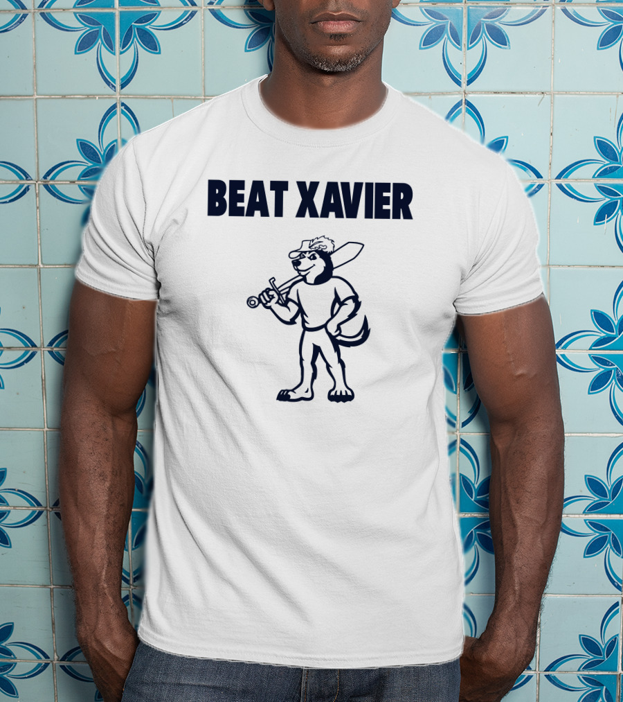 Beat Xavier Mascot With Sword And Cap T-Shirt