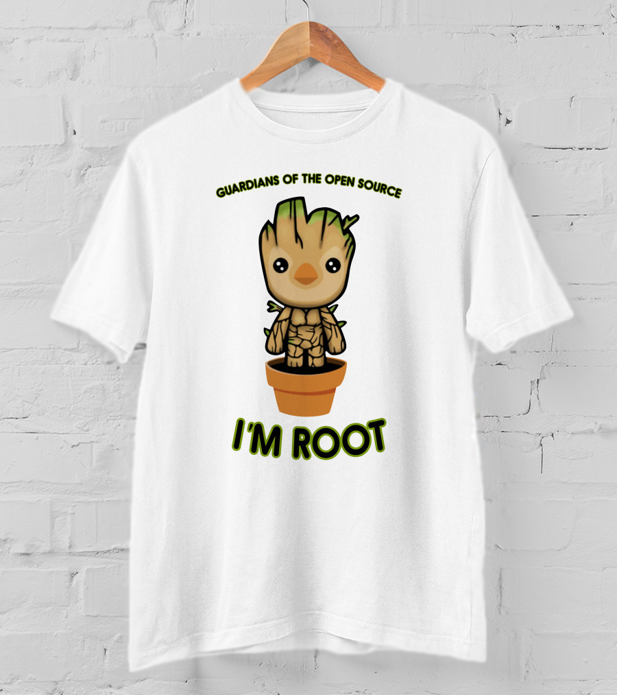 Guardians Of The Open Source I'm Root T-Shirt