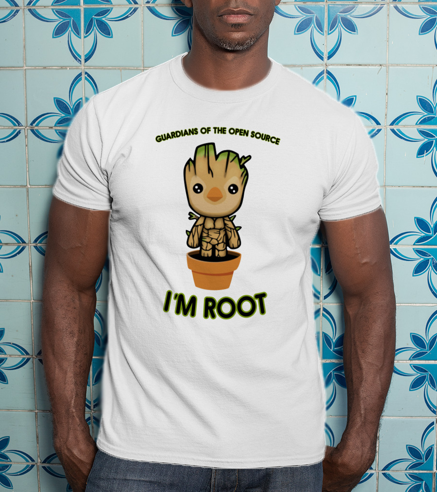 Guardians Of The Open Source I'm Root T-Shirt
