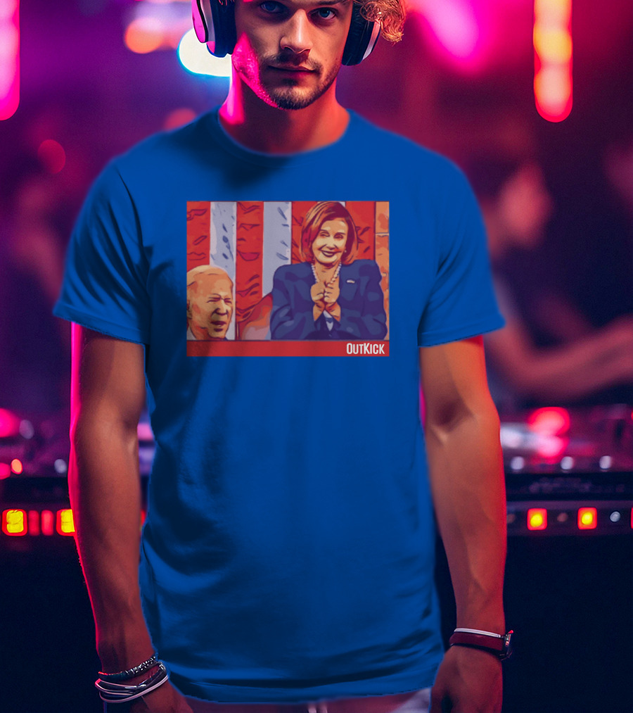 OutKick Creepy Pelosi Patriotic T-Shirt