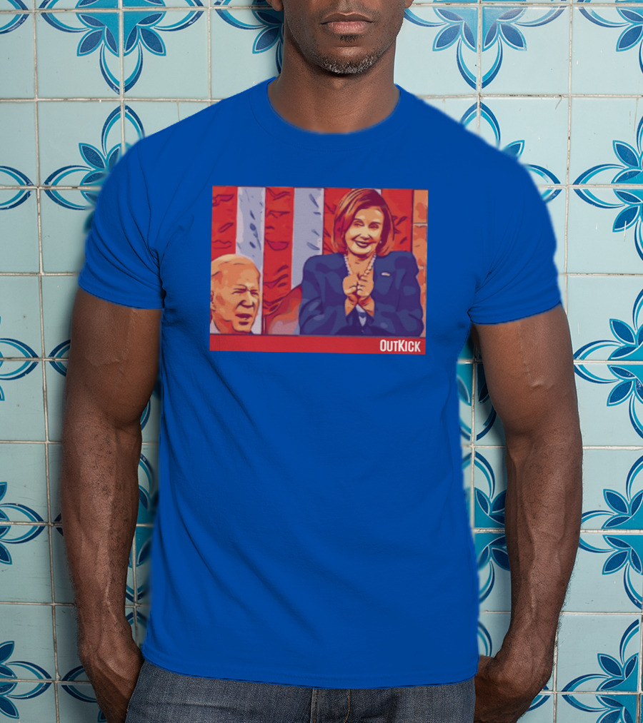 OutKick Creepy Pelosi Patriotic T-Shirt