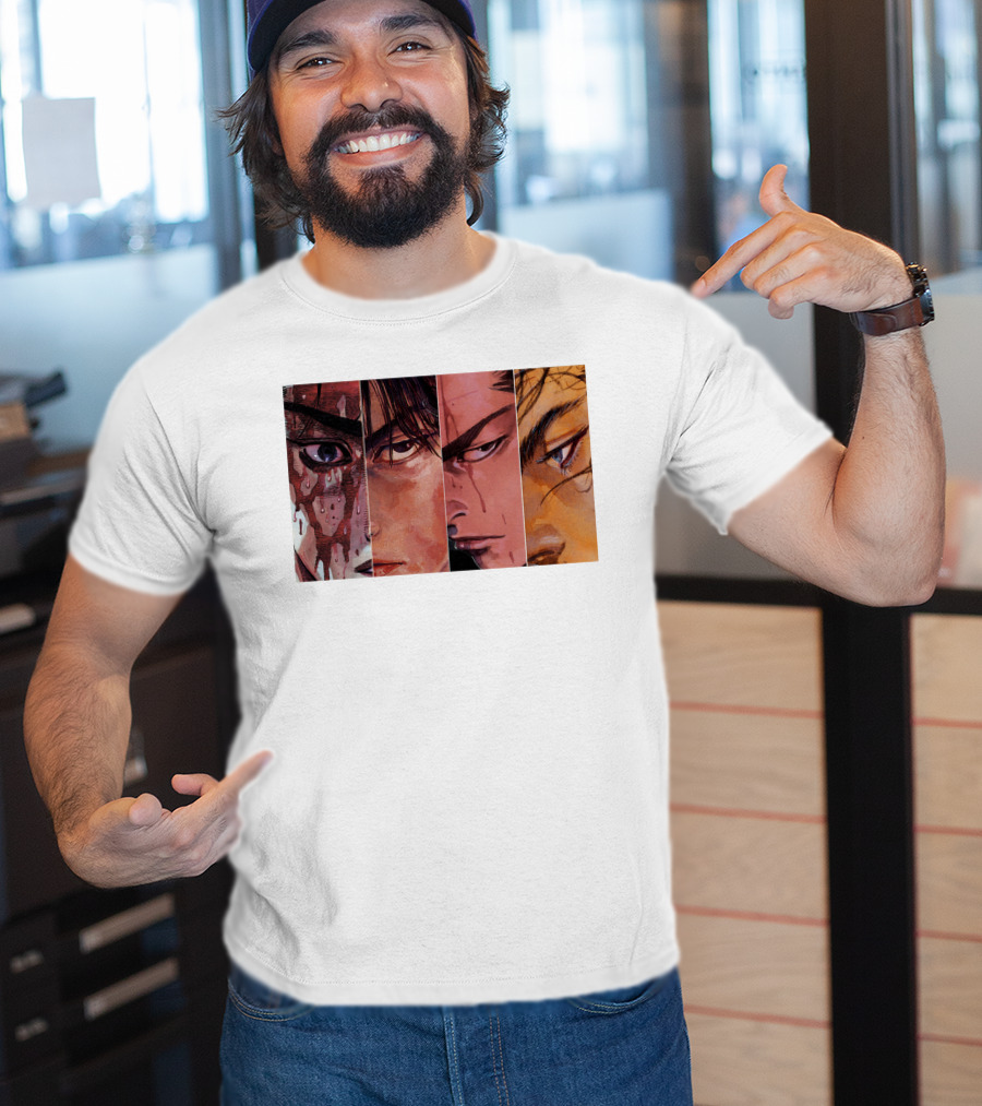 Vagabond Miyamoto Musashi Sasaki Takehiko Inoue Manga T-Shirt