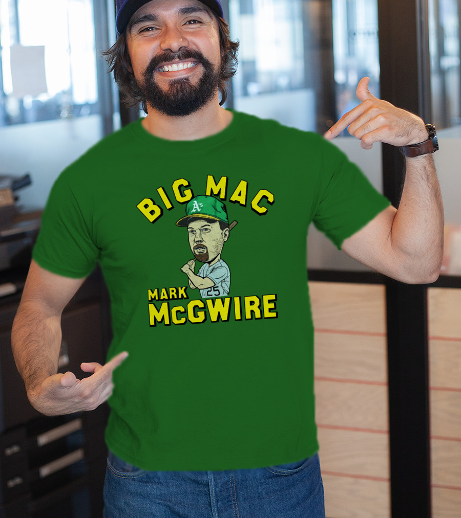 Big Mac Mark McGwire Oakland A's 25 T-Shirt