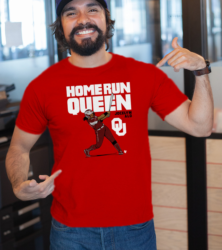 Home Run Queen Jocelyn Alo Oklahoma OU T-Shirt