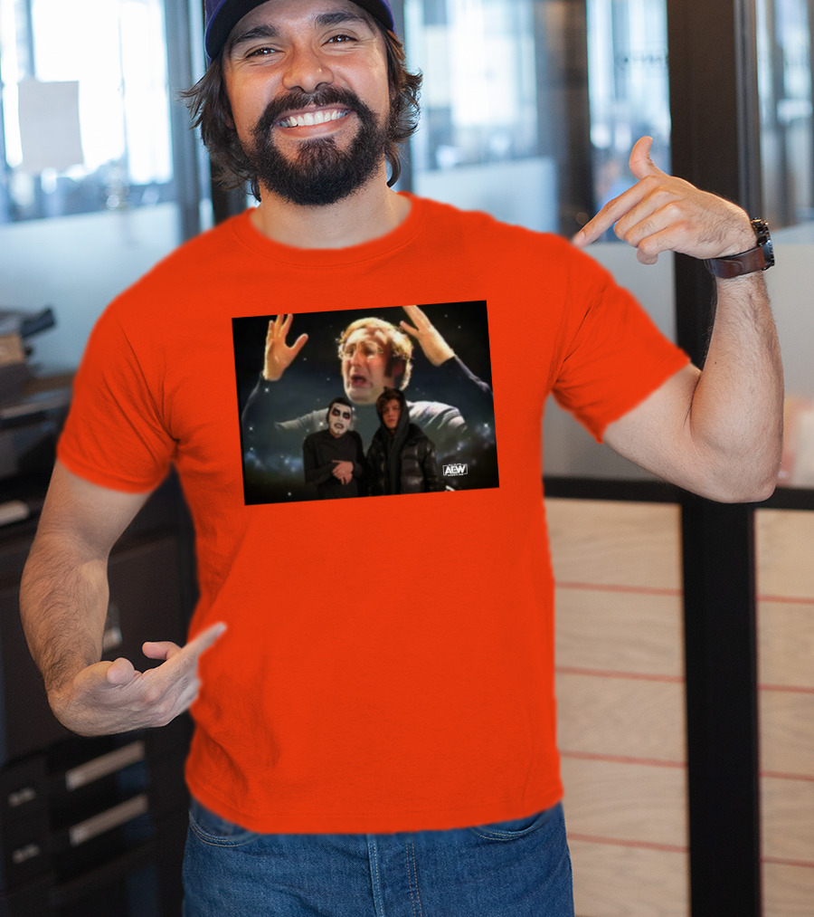 AEW Danhausen Hook Mind Blown Reaction Meme T-Shirt