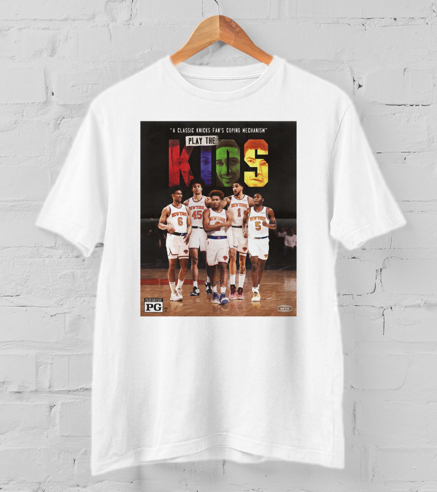 A Classic Knicks Fan Coping Mechanism Play The Kids T-Shirt