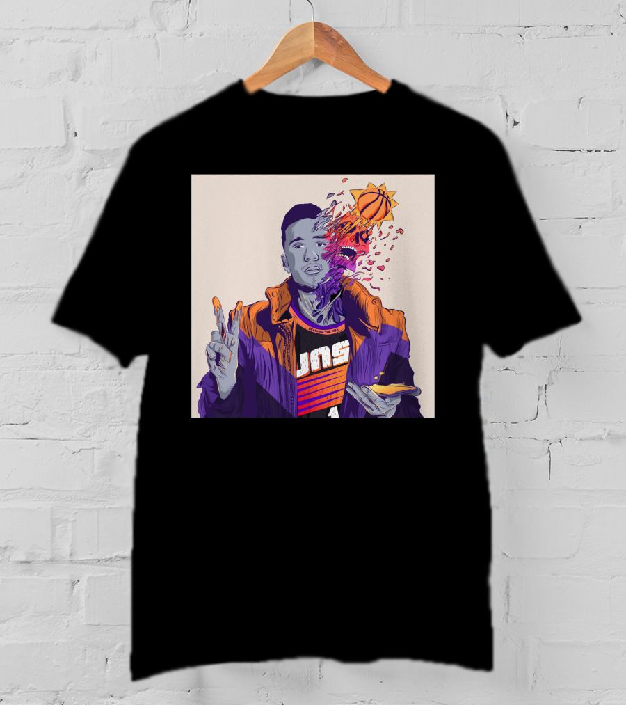 Dangerous Devin Booker Suns Basketball Explosion T-Shirt