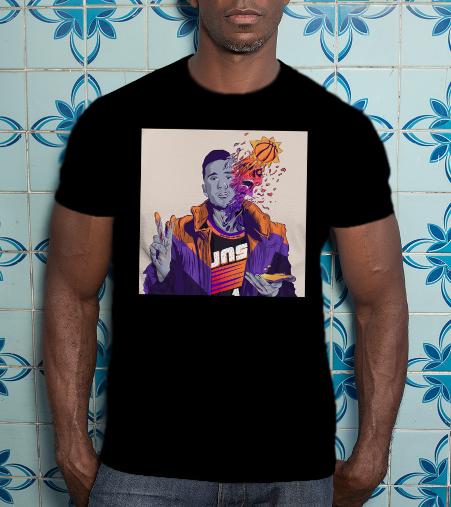 Dangerous Devin Booker Suns Basketball Explosion T-Shirt