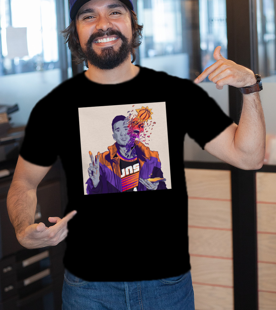 Dangerous Devin Booker Suns Basketball Explosion T-Shirt