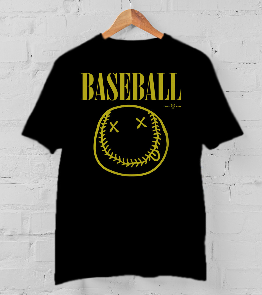 BASEBALL Smells Like Seam Spirit RotoWear T-Shirt