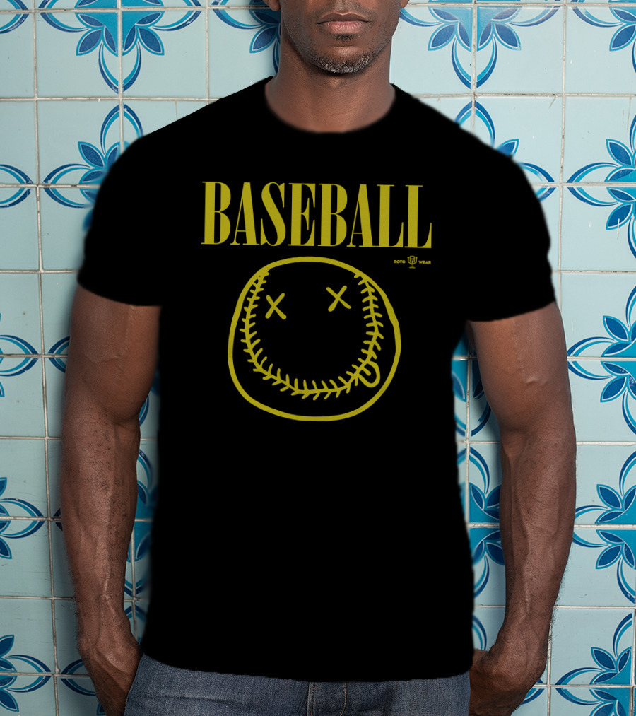 BASEBALL Smells Like Seam Spirit RotoWear T-Shirt