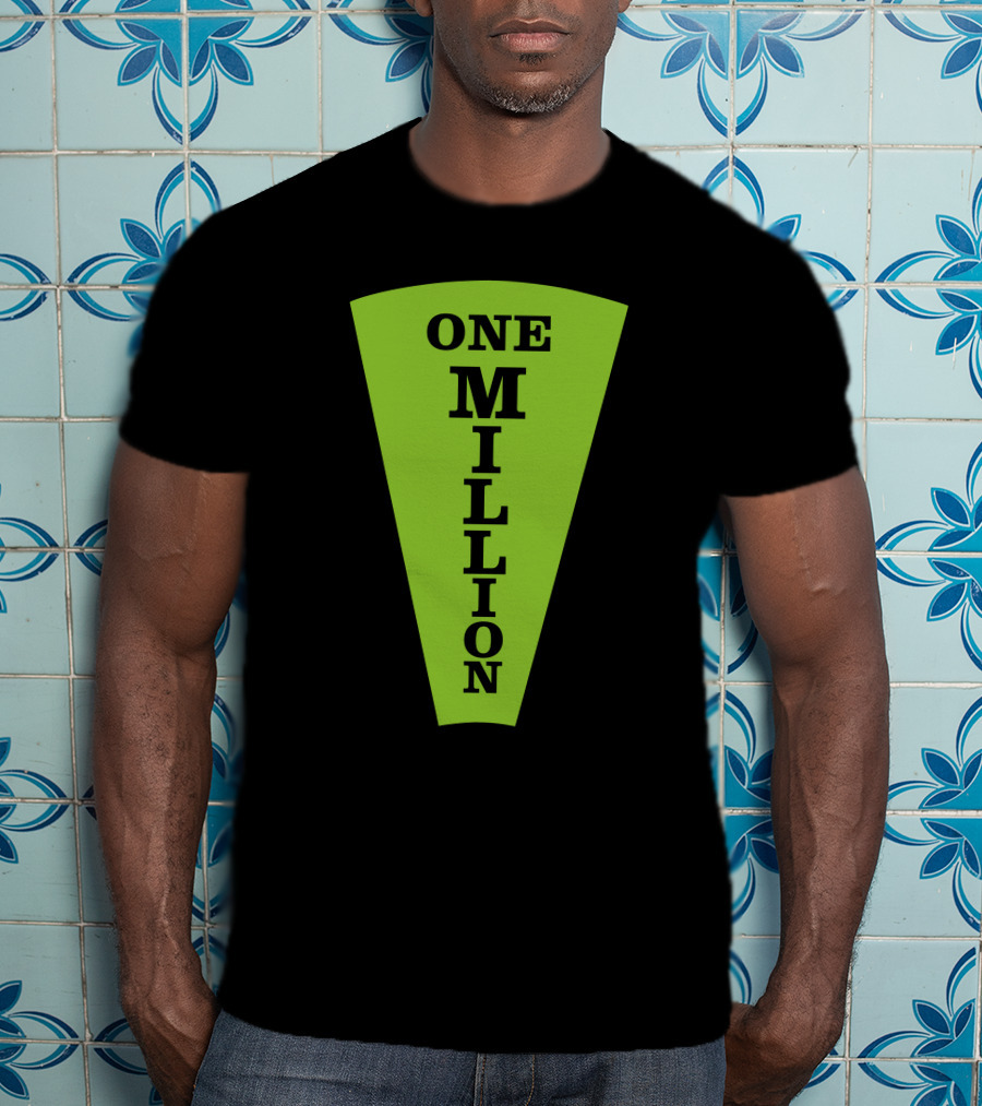 One Million Dollar Wedge Wheel Of Fortune Iconic Game Show T-Shirt