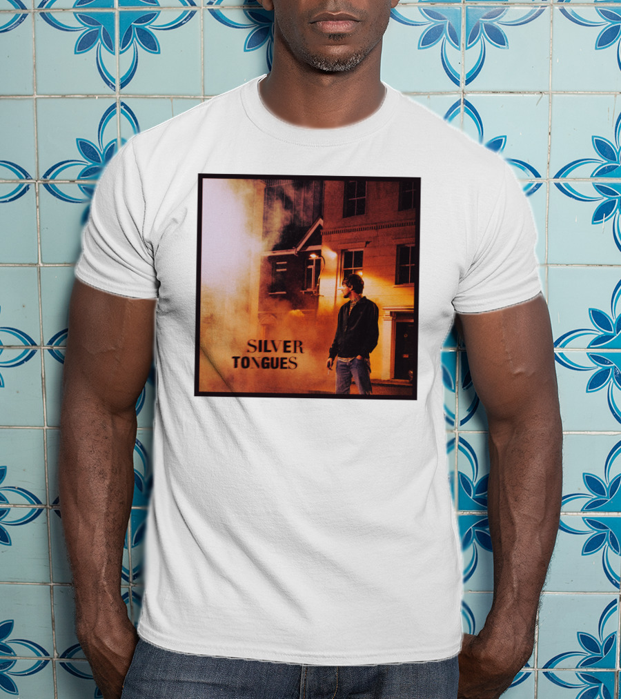 Silver Tongues Urban Night Scene T-Shirt