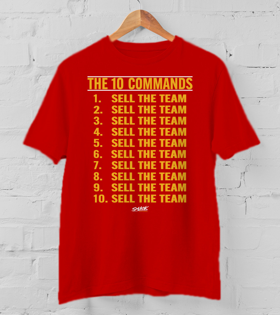 The 10 Commands Sell The Team Smack T-Shirt