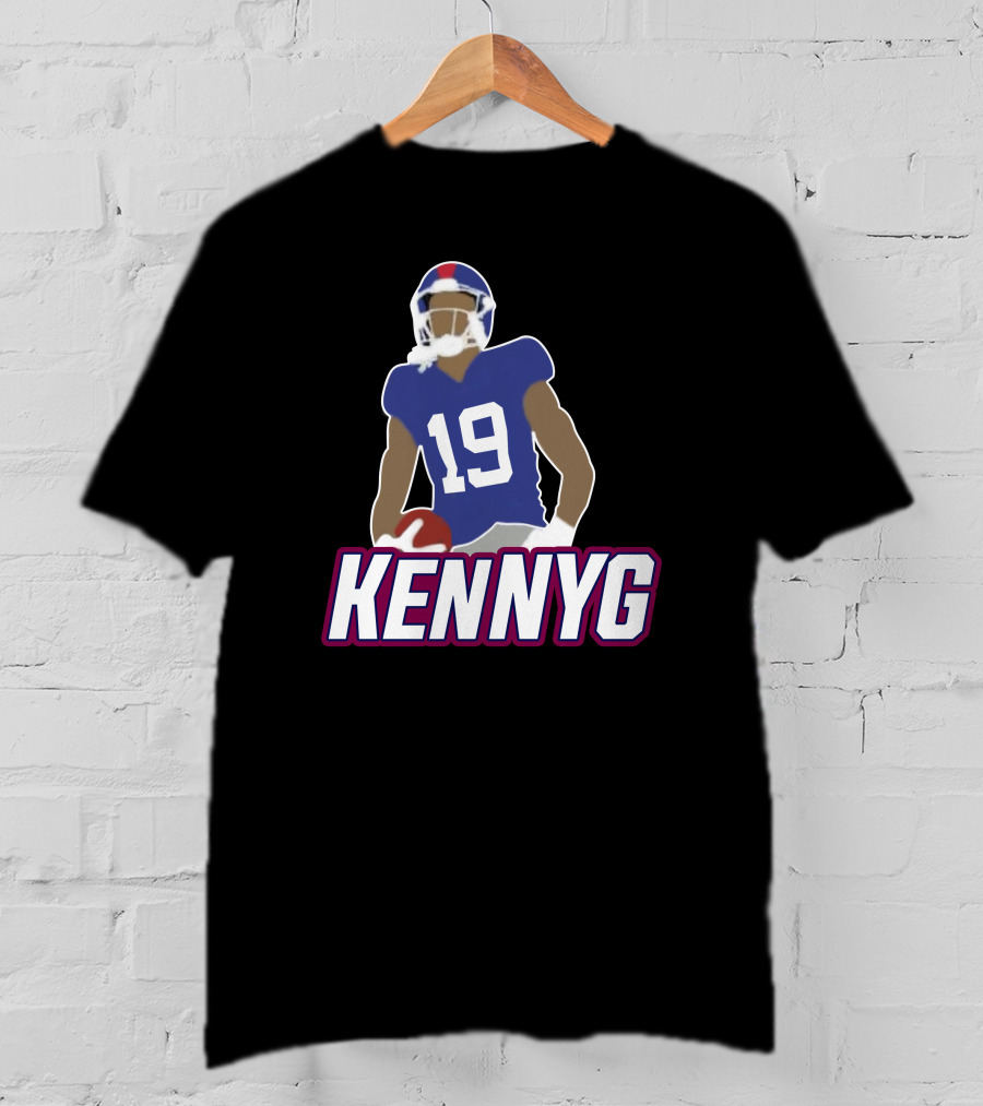 KENNYG 19 Football Player T-Shirt