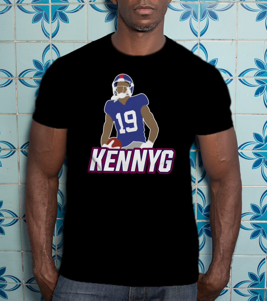 KENNYG 19 Football Player T-Shirt