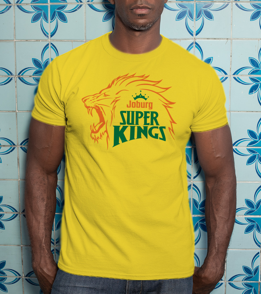 Joburg Super Kings Roaring Lion Emblem T-Shirt