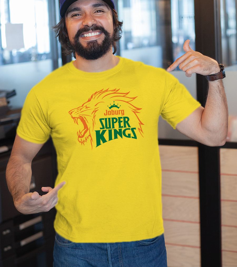 Joburg Super Kings Roaring Lion Emblem T-Shirt