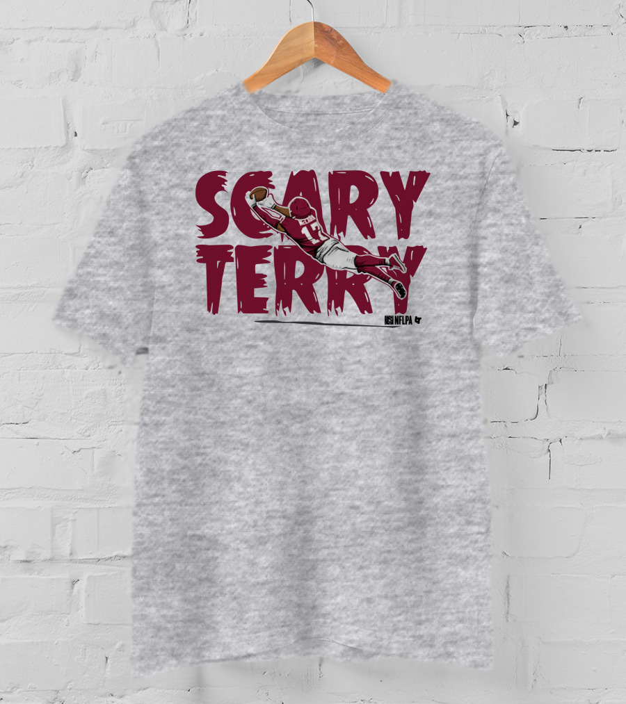 Scary Terry NFLPA Football Player Dive Catch T-Shirt