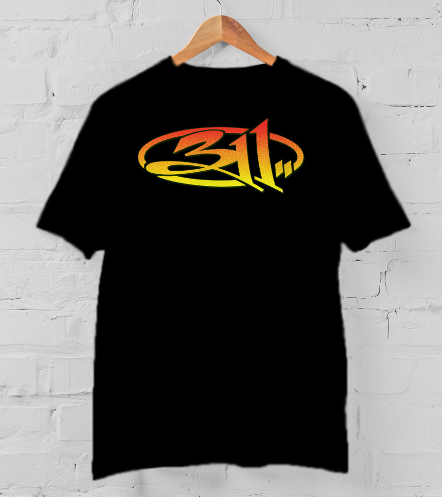 311 Band Logo Gradient Oval T-Shirt