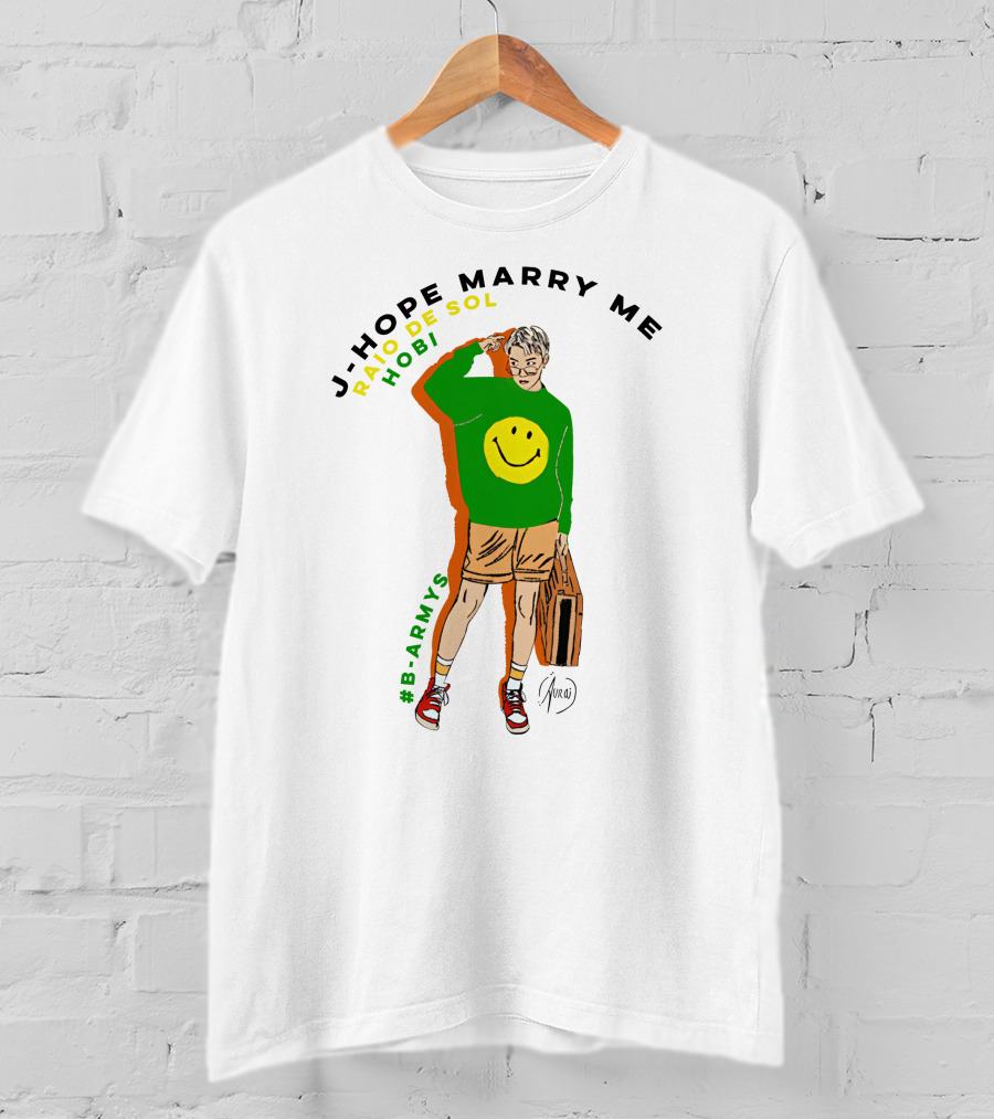 J-Hope Marry Me Rayo De Sol Hobi #B-Armys T-Shirt