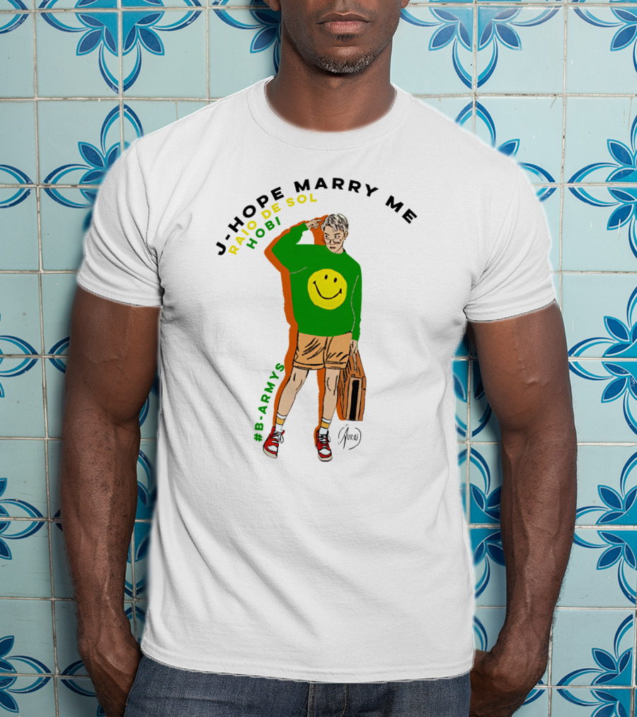 J-Hope Marry Me Rayo De Sol Hobi #B-Armys T-Shirt