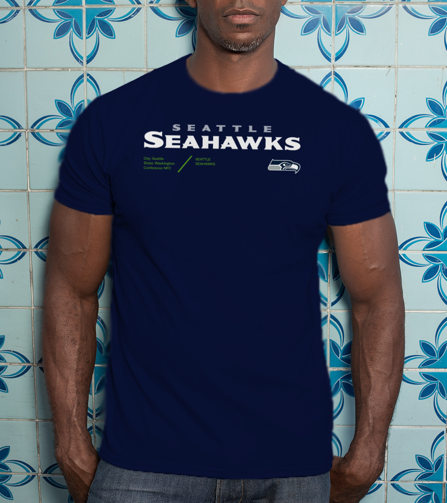 Seattle Seahawks City Seattle State Washington Conference NFC T-Shirt