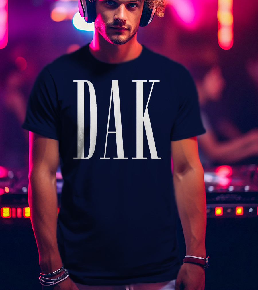 DAK Cowboys Quarterback Football Fan Gear T-Shirt