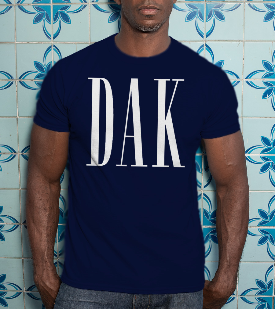 DAK Cowboys Quarterback Football Fan Gear T-Shirt