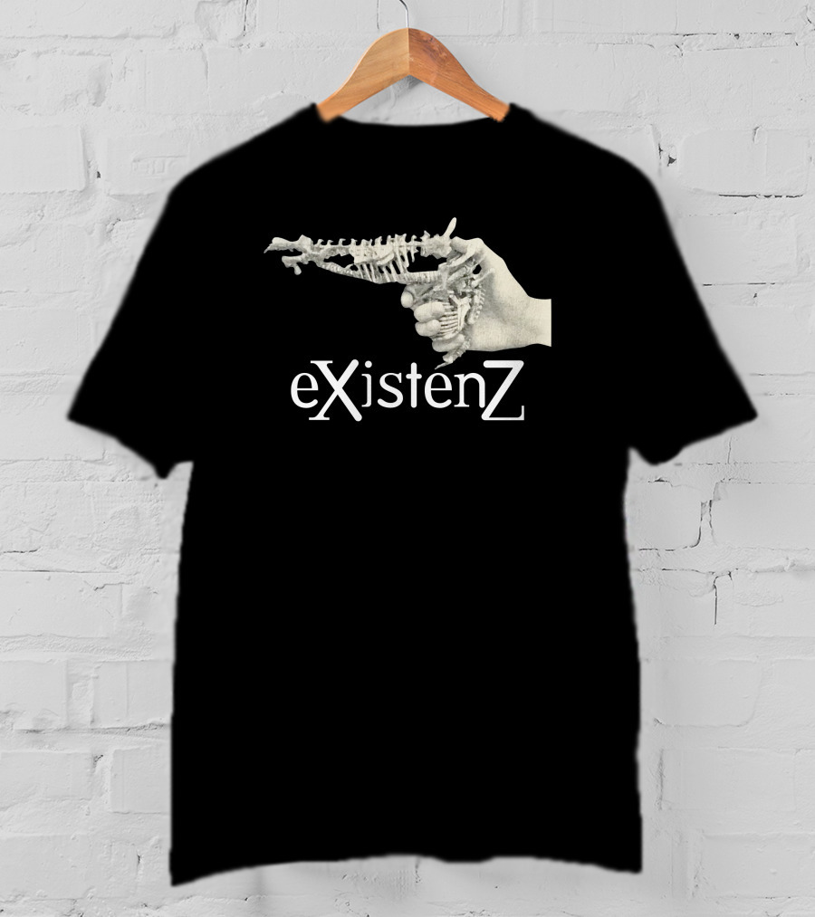 EXistenZ Bone Gun Hand Retro 90s Film T-Shirt