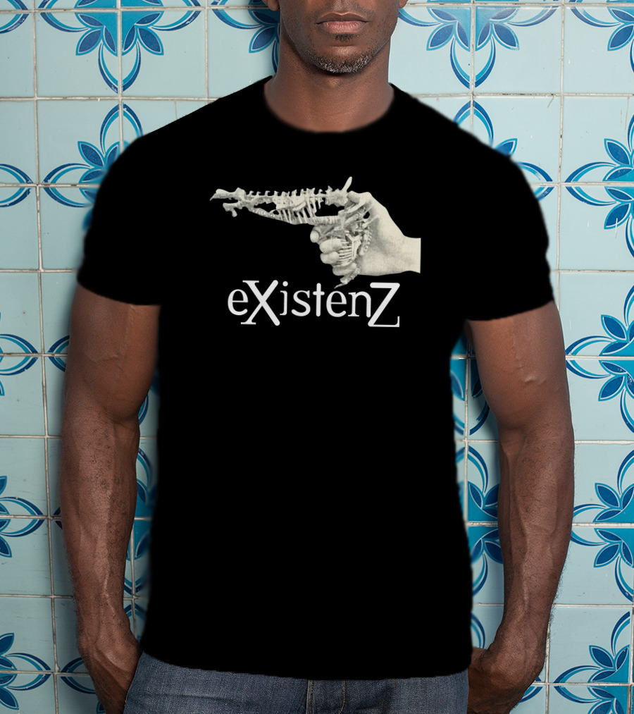 EXistenZ Bone Gun Hand Retro 90s Film T-Shirt