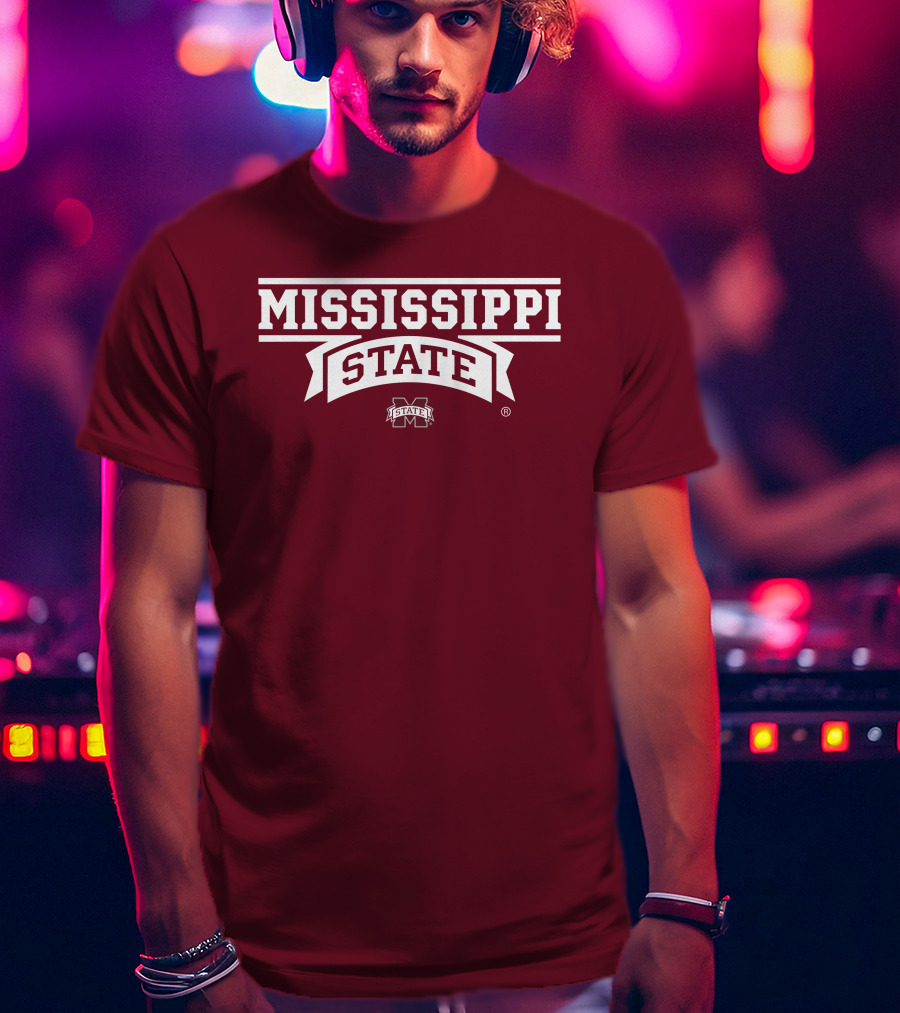 Mississippi State University Bulldogs M State Wordmark T-Shirt