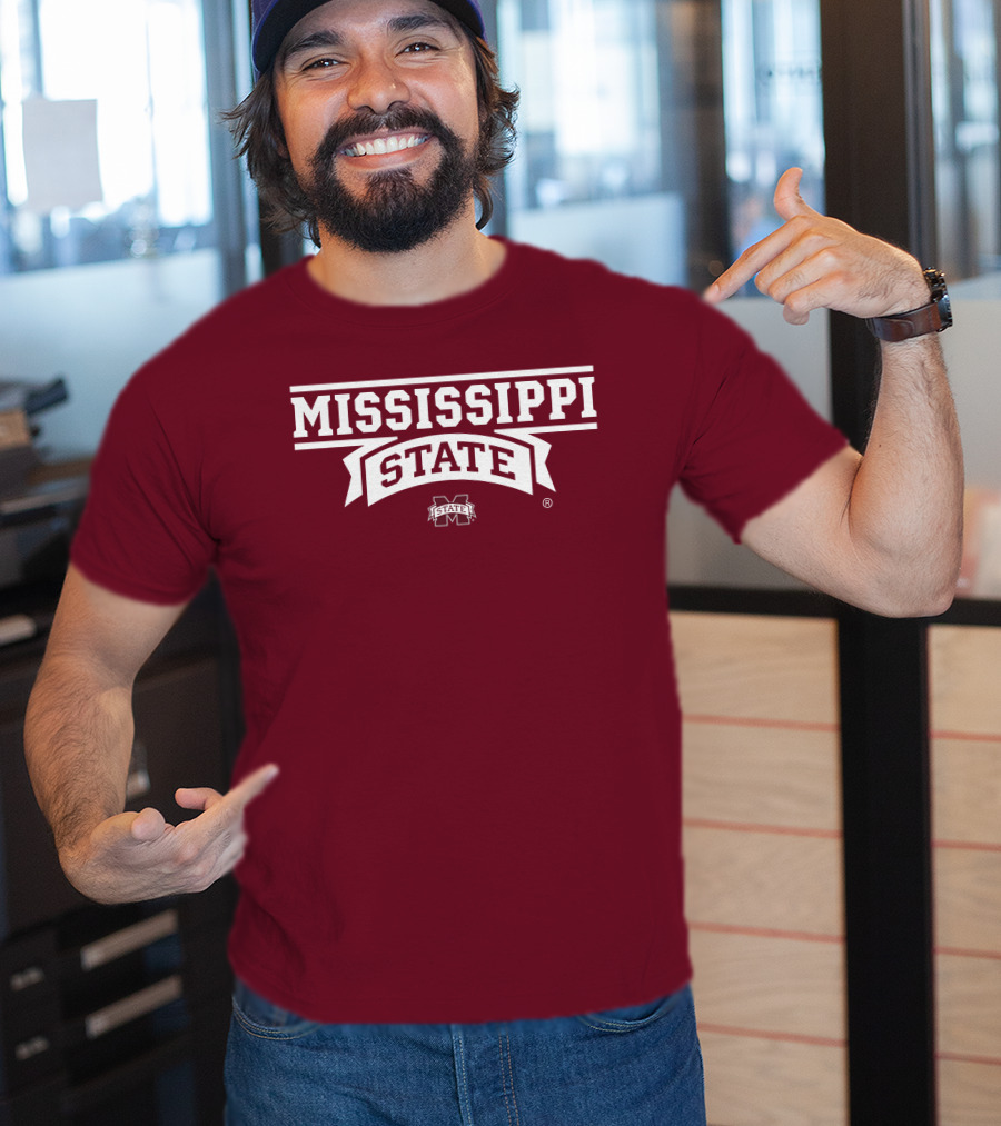 Mississippi State University Bulldogs M State Wordmark T-Shirt