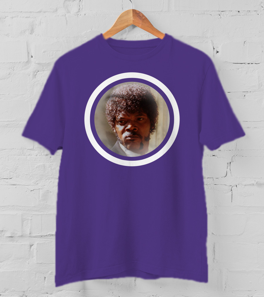 Pulp Fiction Jules Winfield Samuel L Jackson Iconic Face T-Shirt