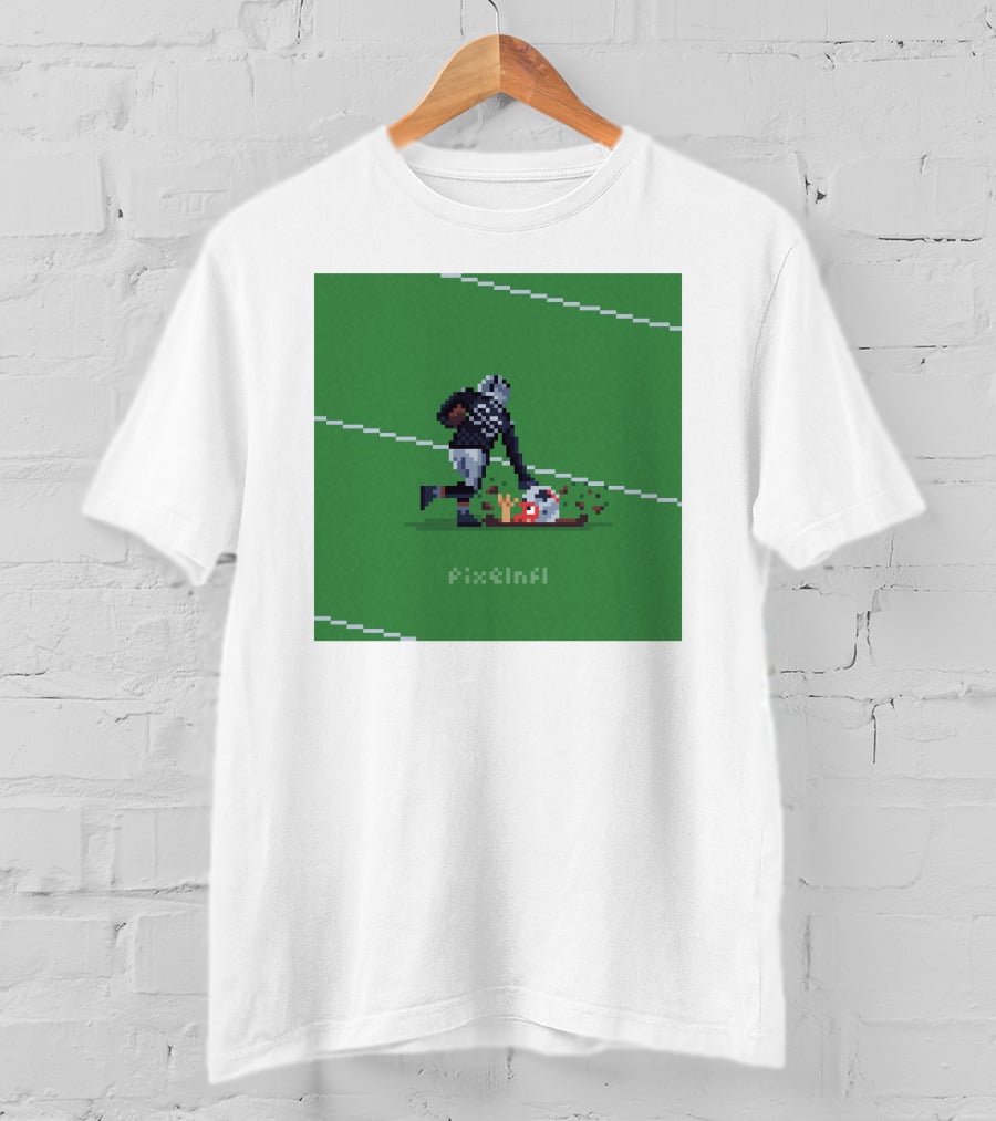 Chandler Jones Football Action Scene T-Shirt
