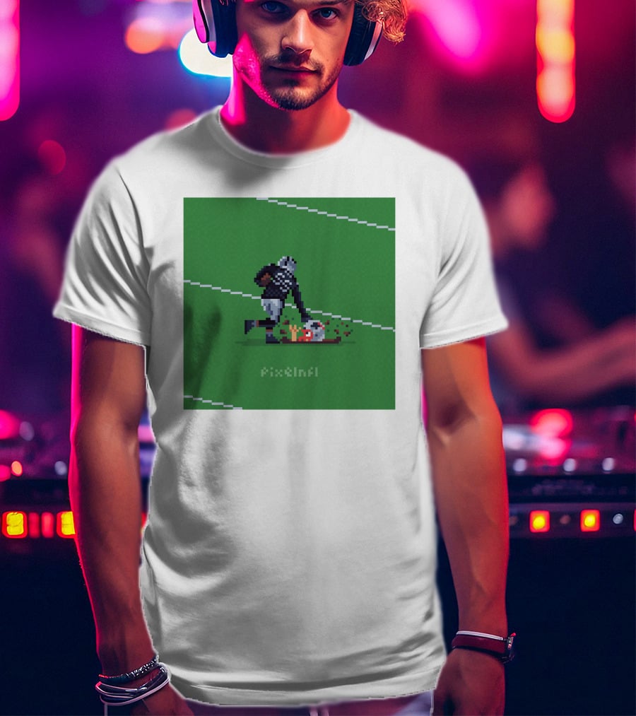 Chandler Jones Football Action Scene T-Shirt