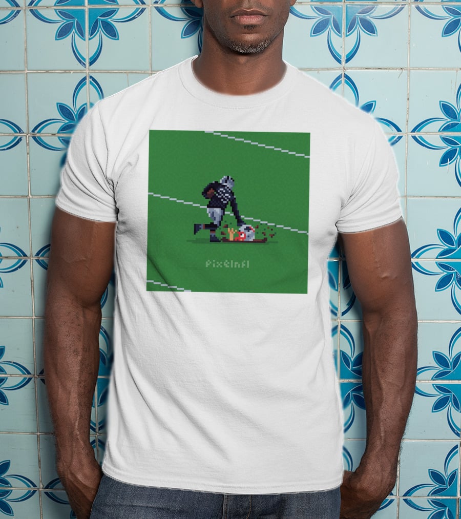 Chandler Jones Football Action Scene T-Shirt