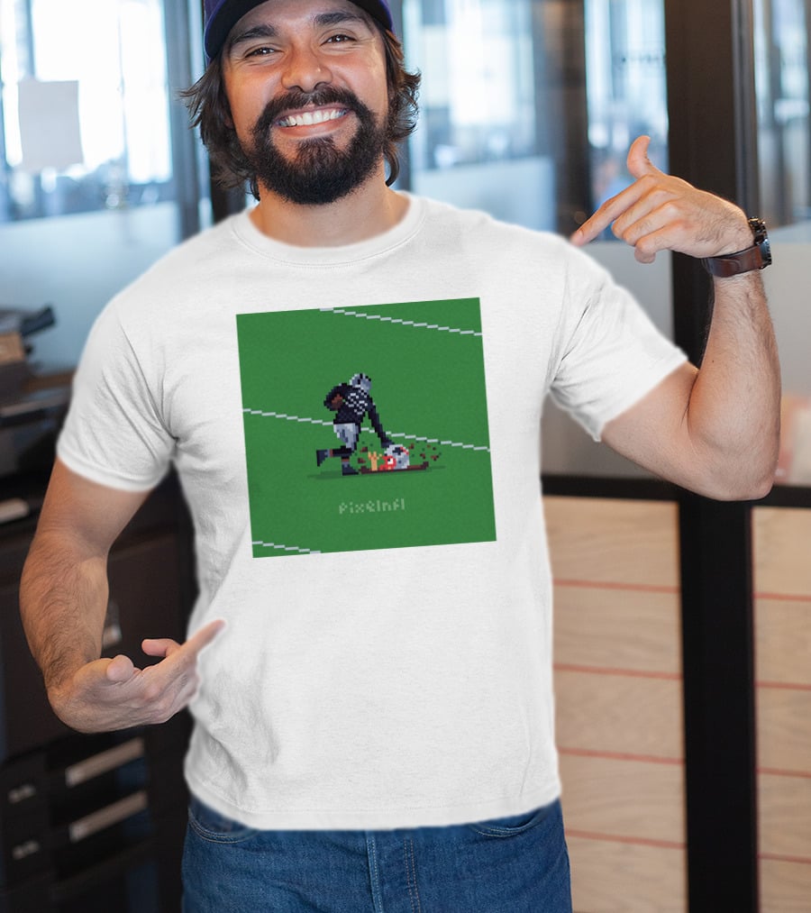 Chandler Jones Football Action Scene T-Shirt